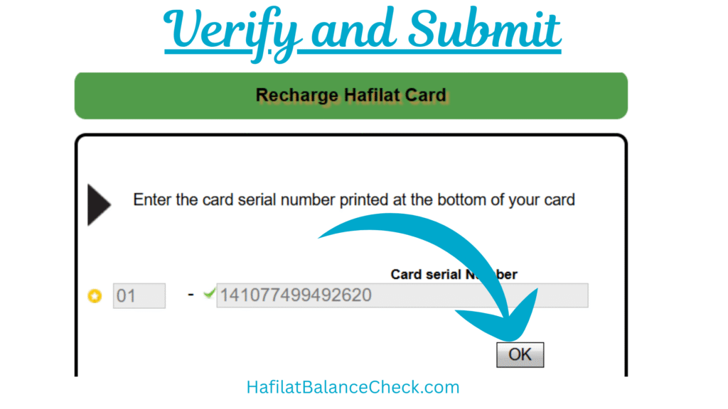 Verify and Submit