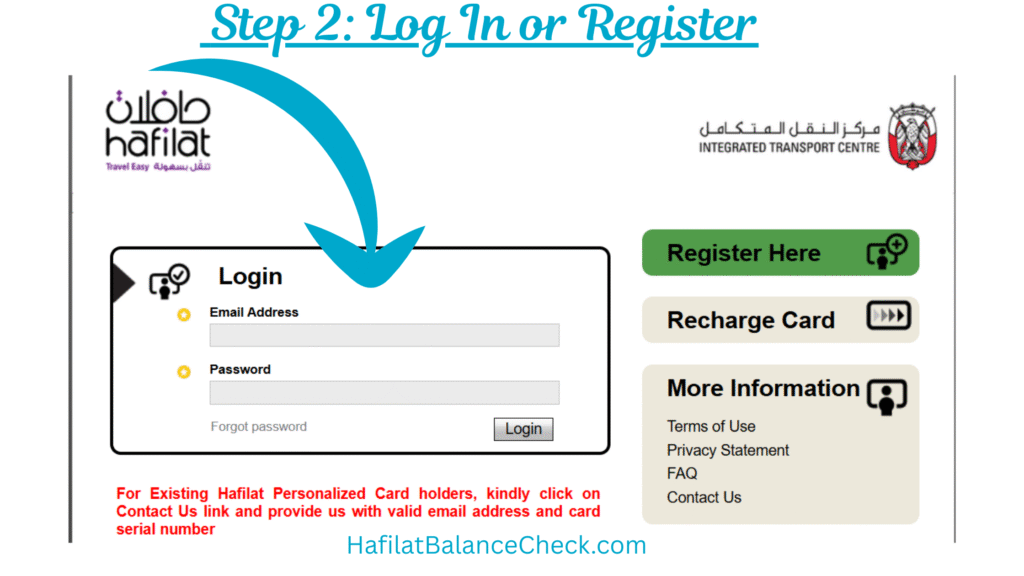 Hafilat Login
