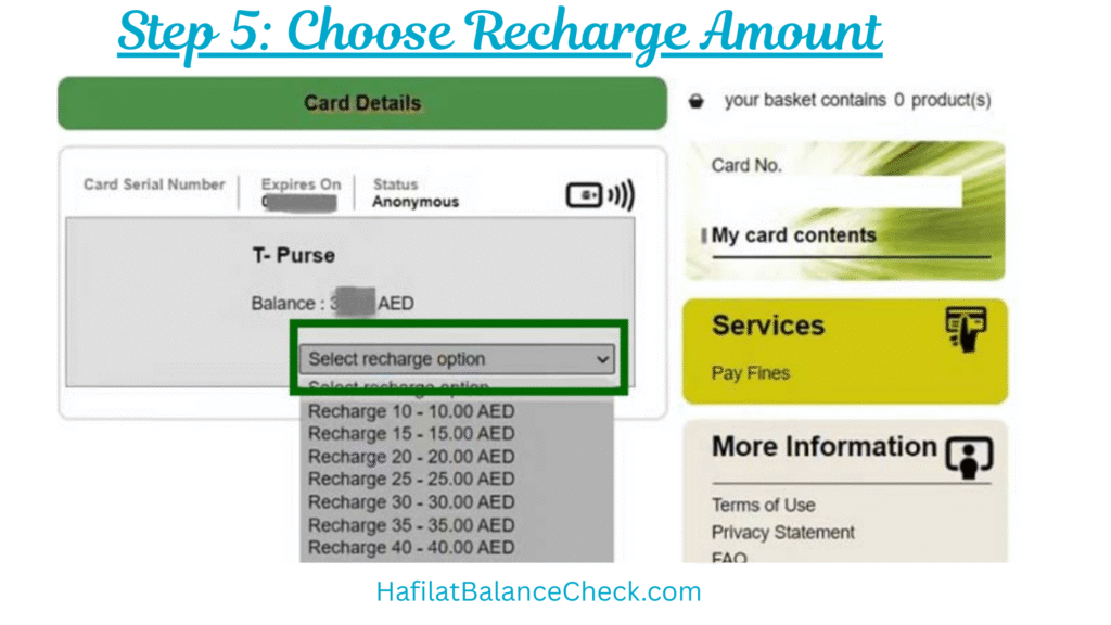 Recharge Amount