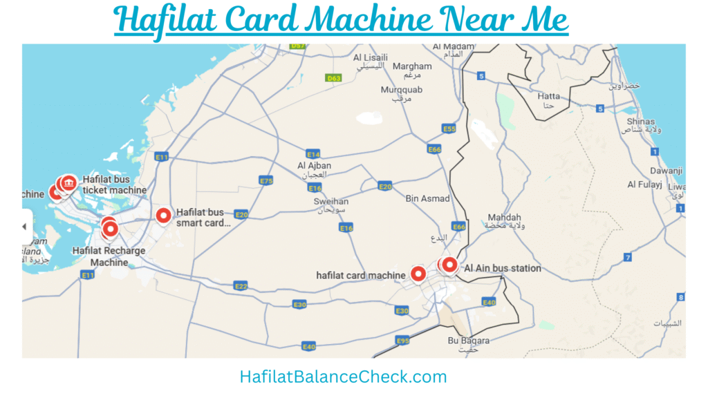 Hafilat Card Machine Near Me