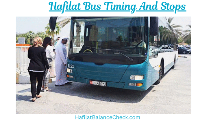 Hafilat Bus Timing